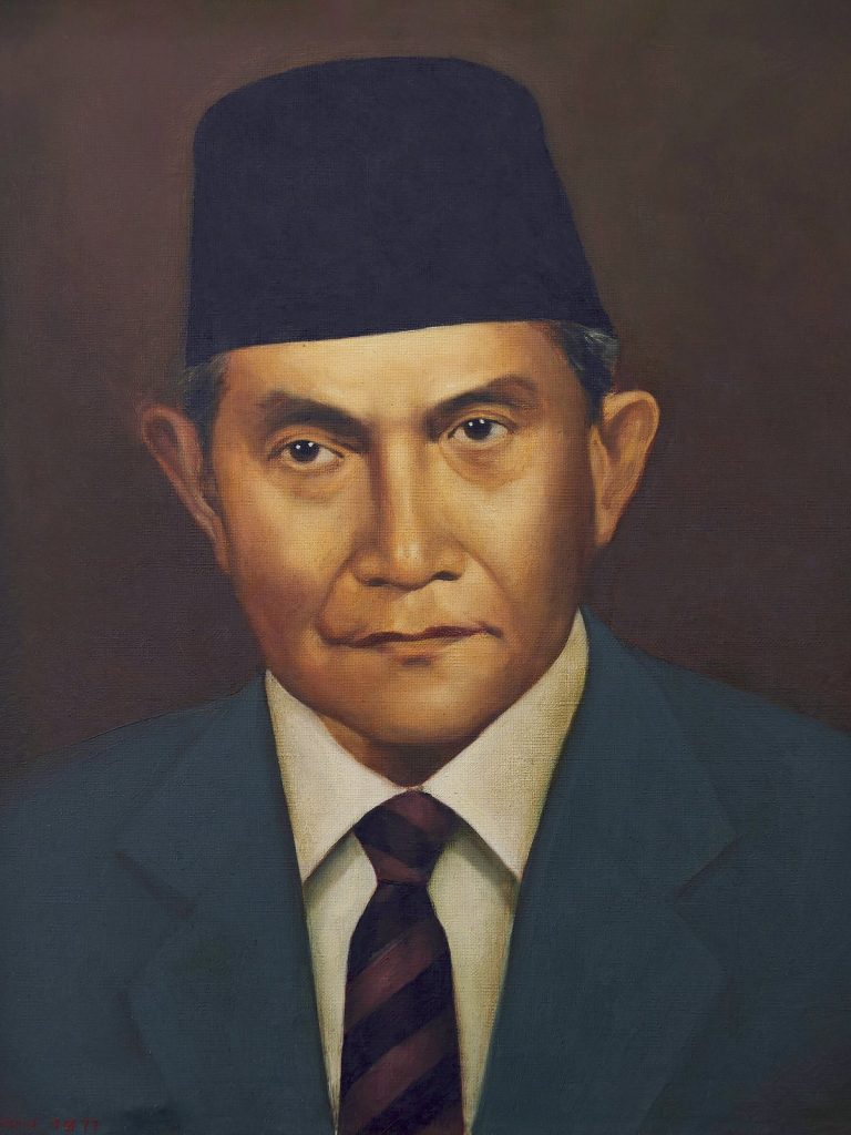 Reproduction of an old color portrait — Deans’ Gallery photo reproduction, Faculty of Law